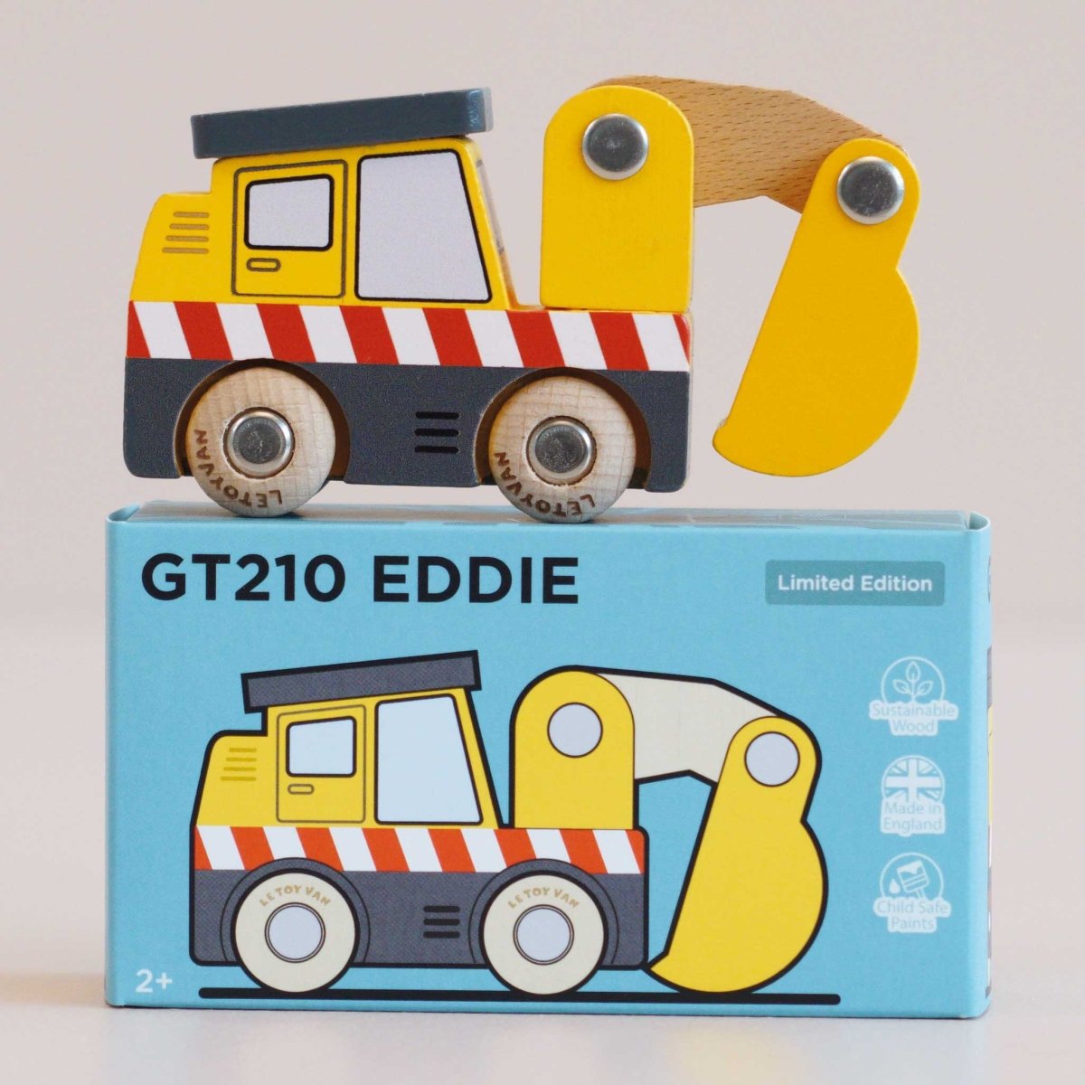 No. 37 GT210 Eddie Wooden Excavator - Le Toy Van, Inc. Toys sold by Rosebud & Jo