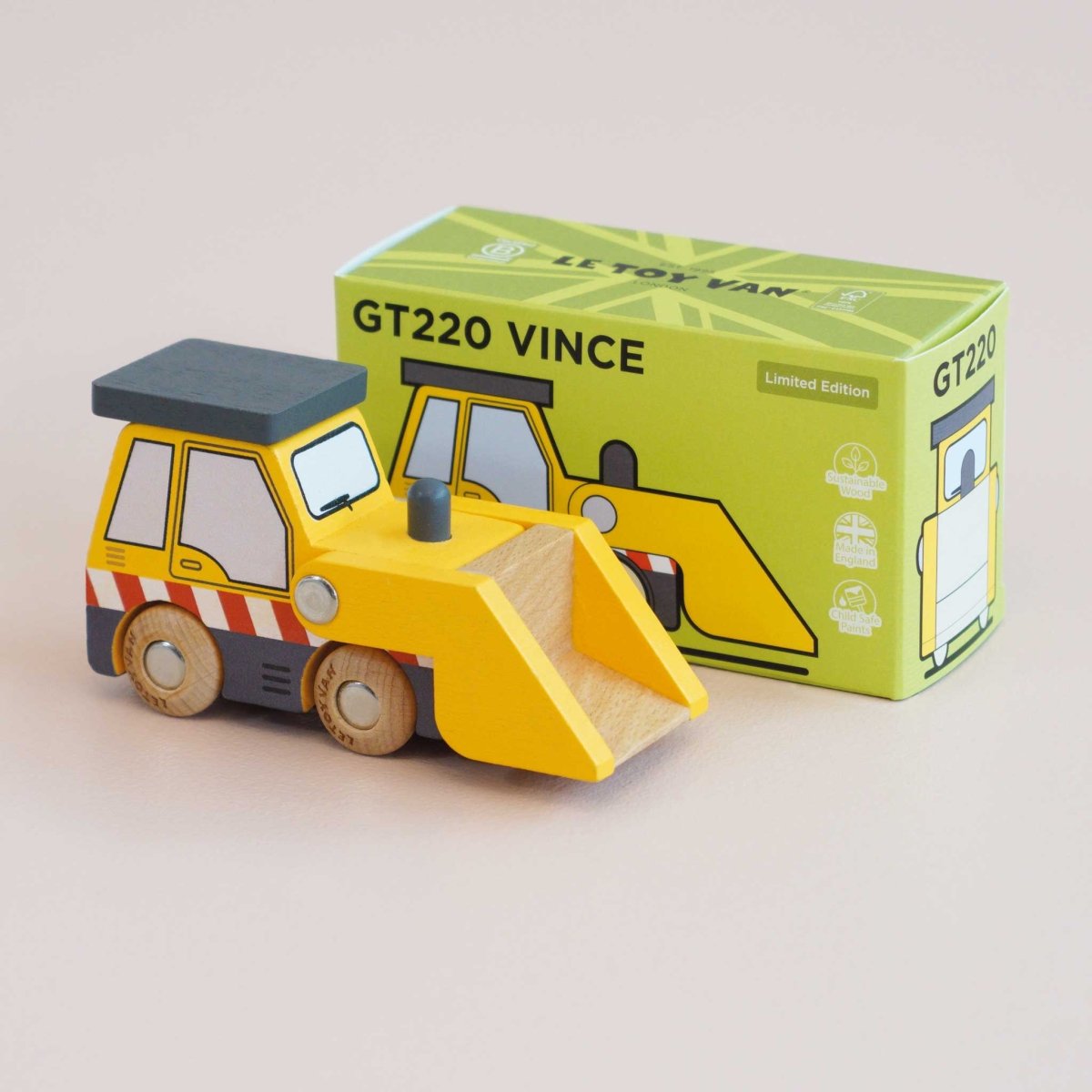 No. 38 GT220 Vince Front Loader - Le Toy Van, Inc. Toys sold by Rosebud & Jo