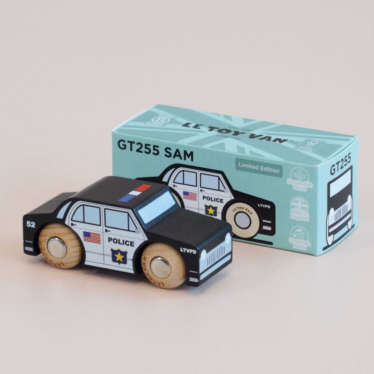 No. 41 GT255 Sam Police Car - Le Toy Van, Inc. Toys sold by Rosebud & Jo