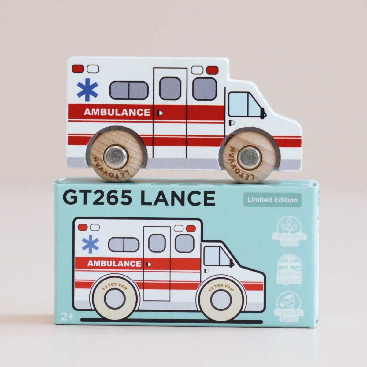 No. 43 GT265 Lance Ambulance - Le Toy Van, Inc. Toys sold by Rosebud & Jo