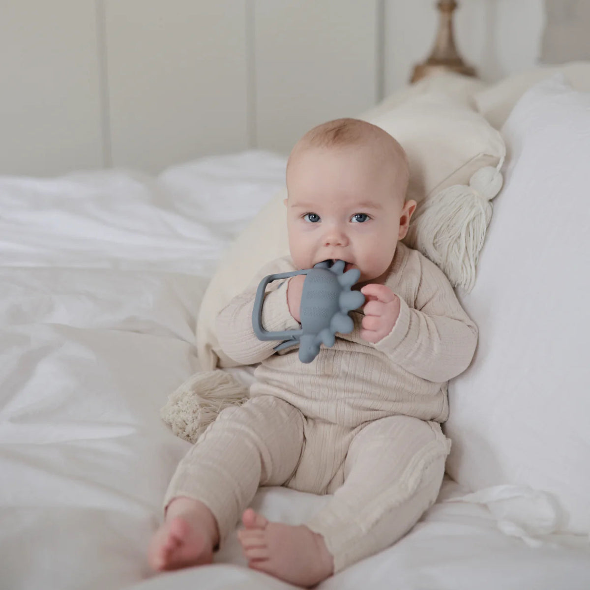 No - Drop Dino Teether - mushie sold by Rosebud & Jo