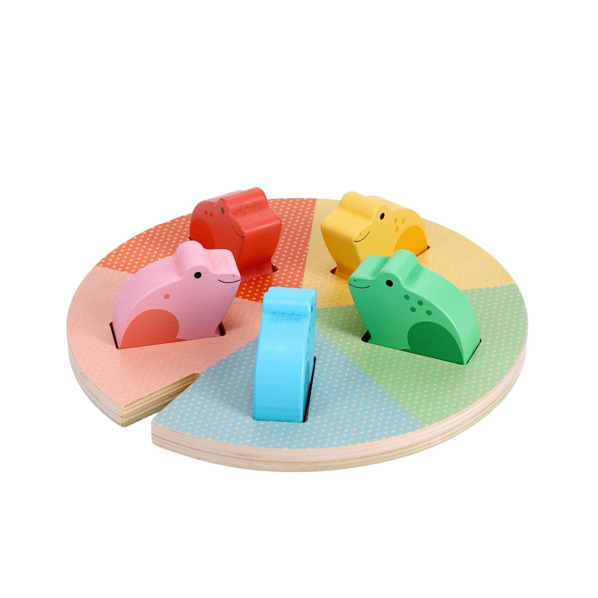 Nursery Counting Puzzle: Five Little Speckled Frogs - Chronicle Books Toys sold by Rosebud & Jo