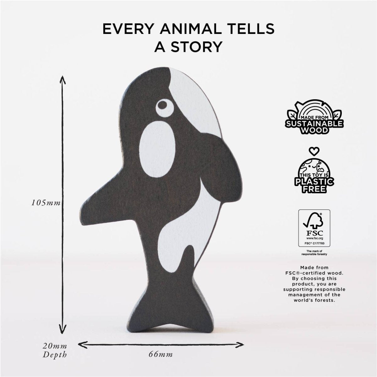 Ocean Life Stacking Animals & Bag - Le Toy Van, Inc. Toys sold by Rosebud & Jo