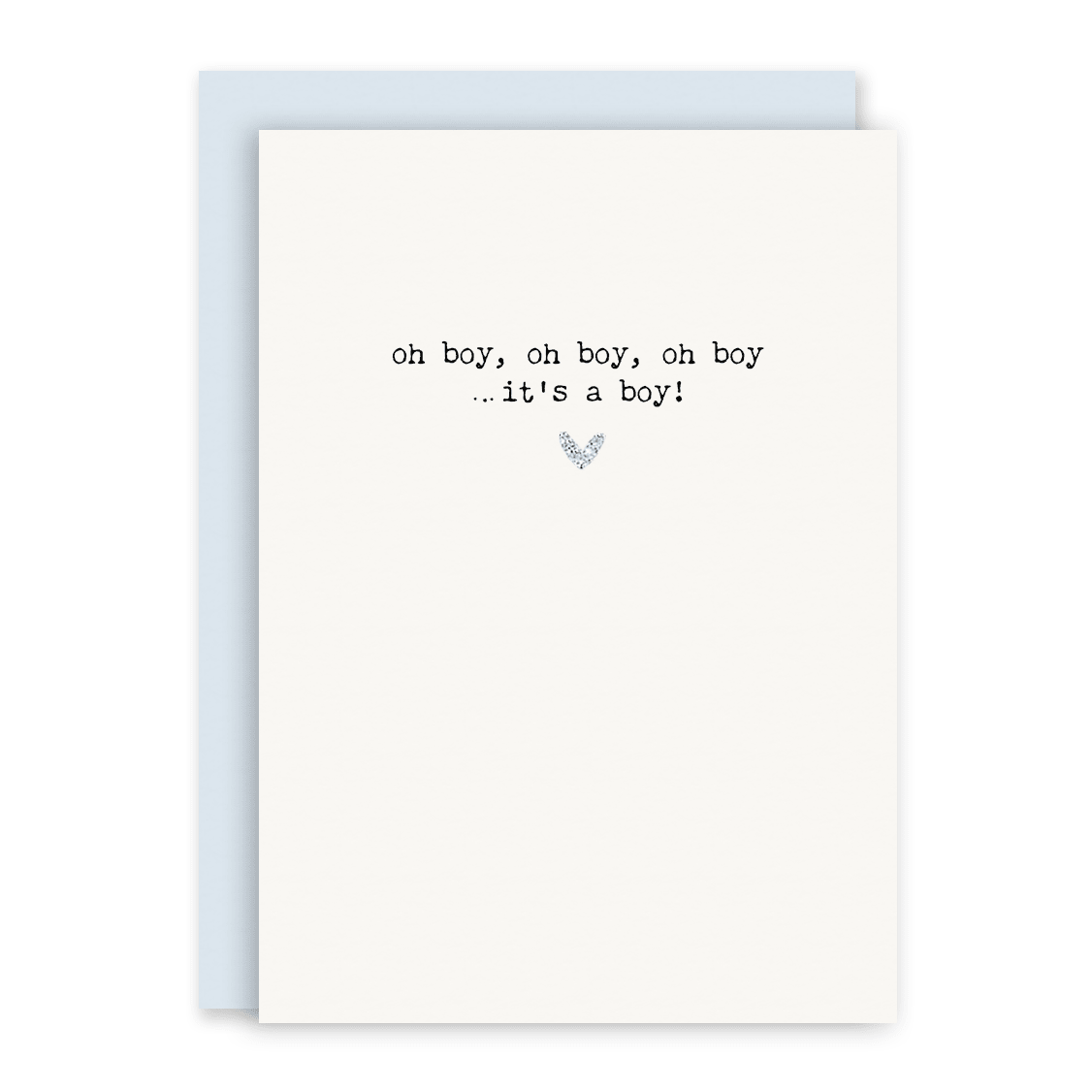 Oh Boy, Oh Boy, Oh Boy... It's a Boy! - Card - Susan Case Designs Card sold by Rosebud & Jo