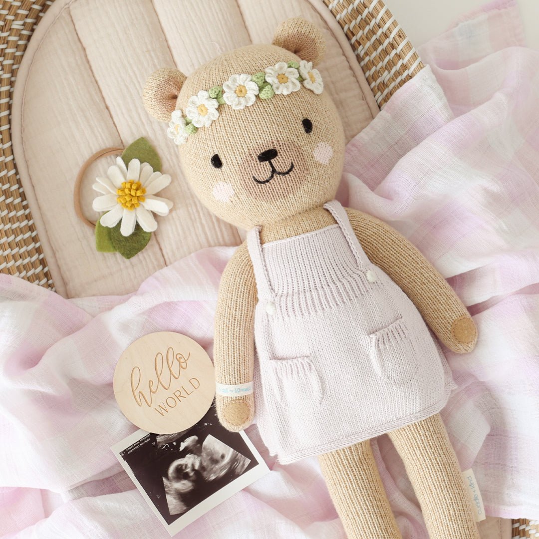 Olivia the Honey Bear - Cuddle + Kind Stuffed Animals sold by Rosebud & Jo