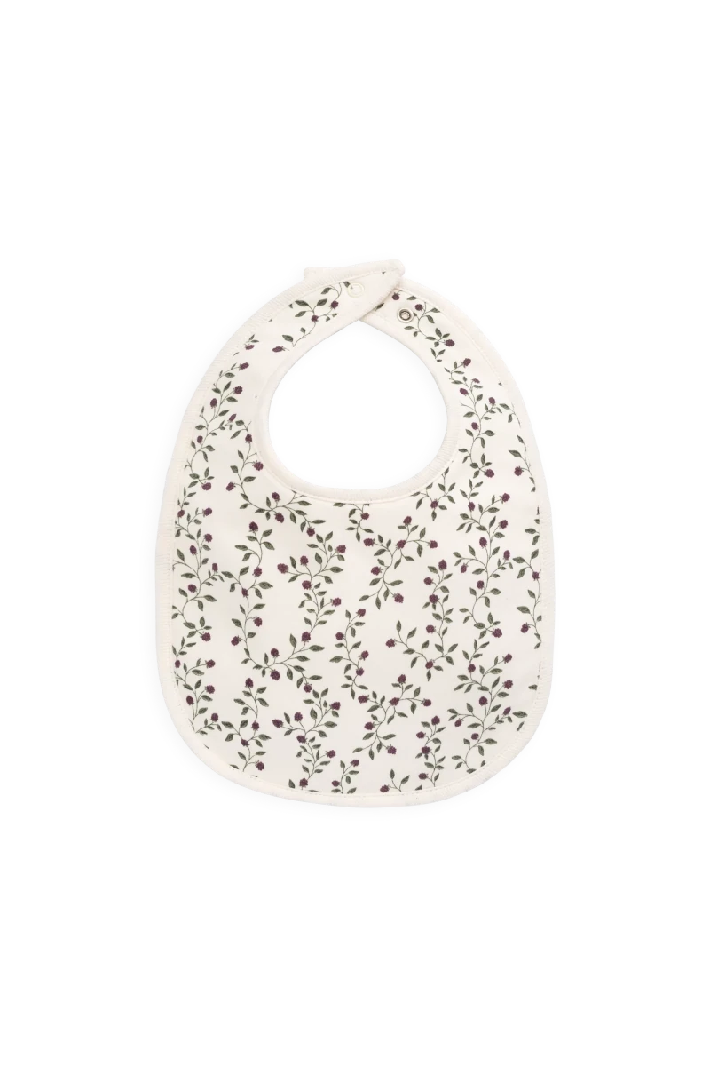 Organic Cotton Bib - Mulberries - Jamie Kay Feeding sold by Rosebud & Jo