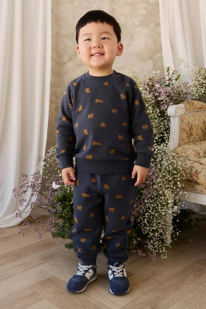 Organic Cotton Flynn Sweatshirt - Playful Milo Captain - Jamie Kay Tops sold by Rosebud & Jo