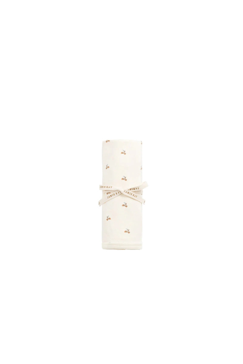 Organic Cotton Murphy Wrap - Forest Night Acorns - Jamie Kay Blanket sold by Rosebud & Jo