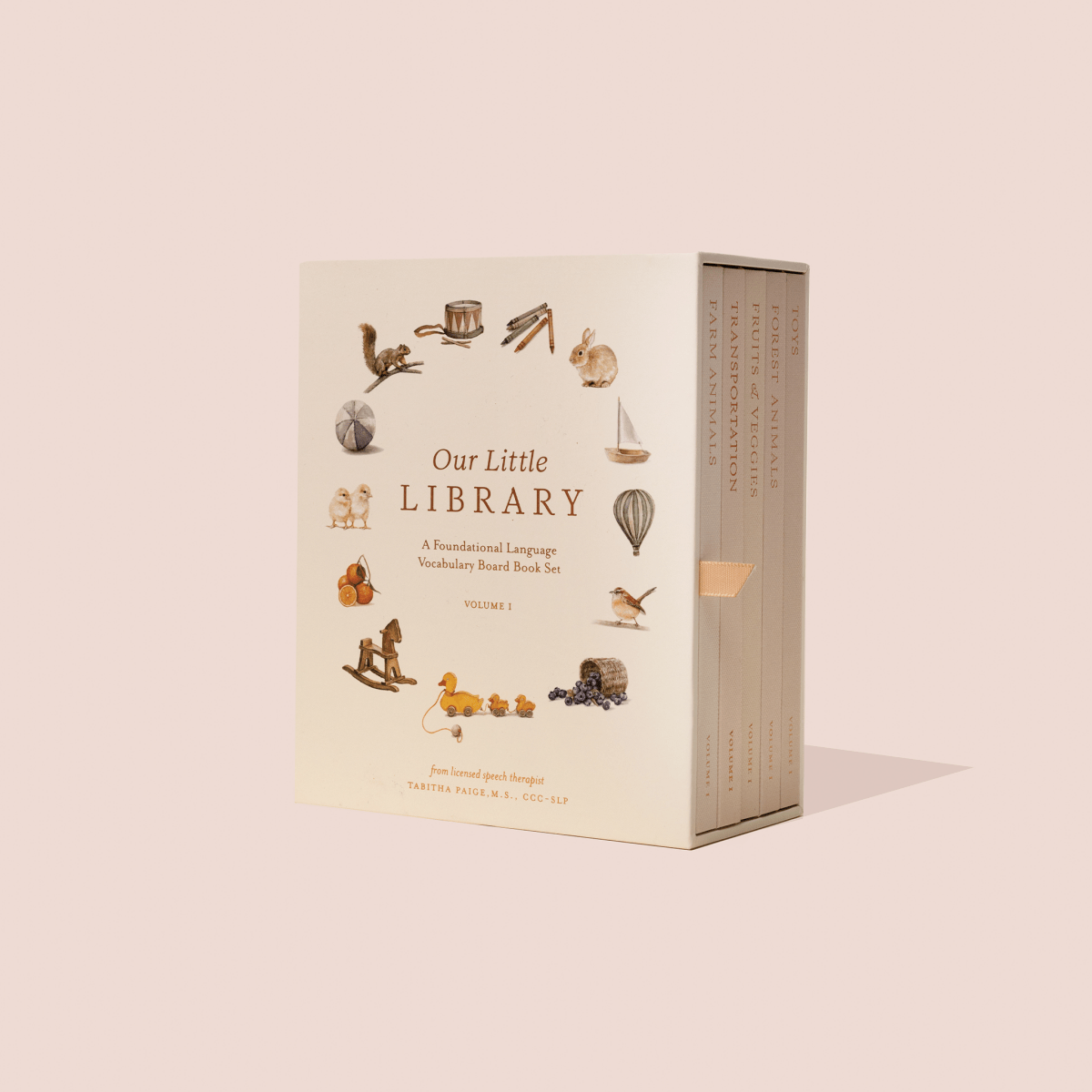 Our Little Library Board Book Set: Volume 1 - Paige Tate & Co. Book sold by Rosebud & Jo