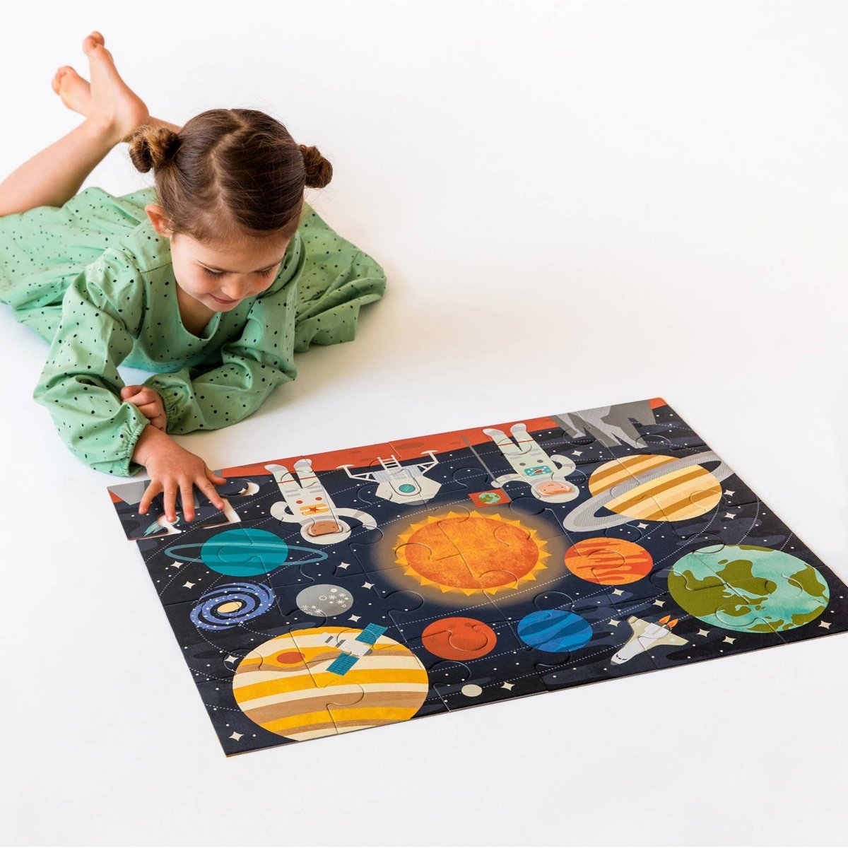 Outer Space 24-Piece Floor Puzzle - Chronicle Books Toys sold by Rosebud & Jo