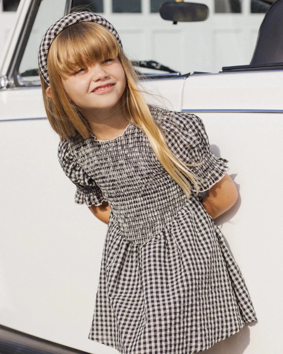 Padded Headband || Black Check - Rylee + Cru Hair Accessories sold by Rosebud & Jo