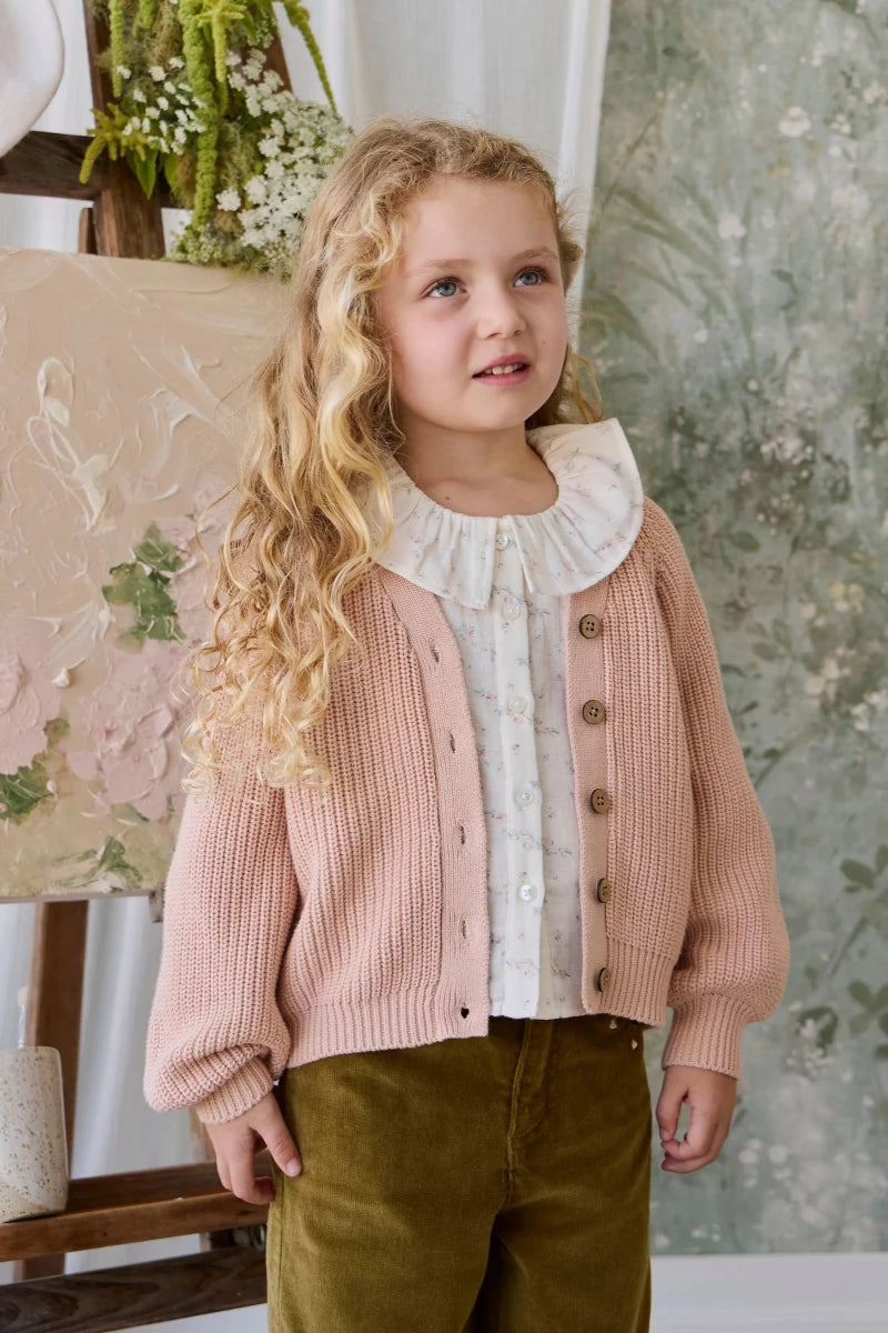 Paloma Cardigan - Rose Mist - Jamie Kay Tops sold by Rosebud & Jo