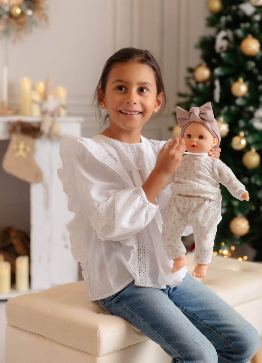 Paola Reina: Alex & Sonia Doll - Floral Outfit and Headband - Shine on me Distribution Toy sold by Rosebud & Jo