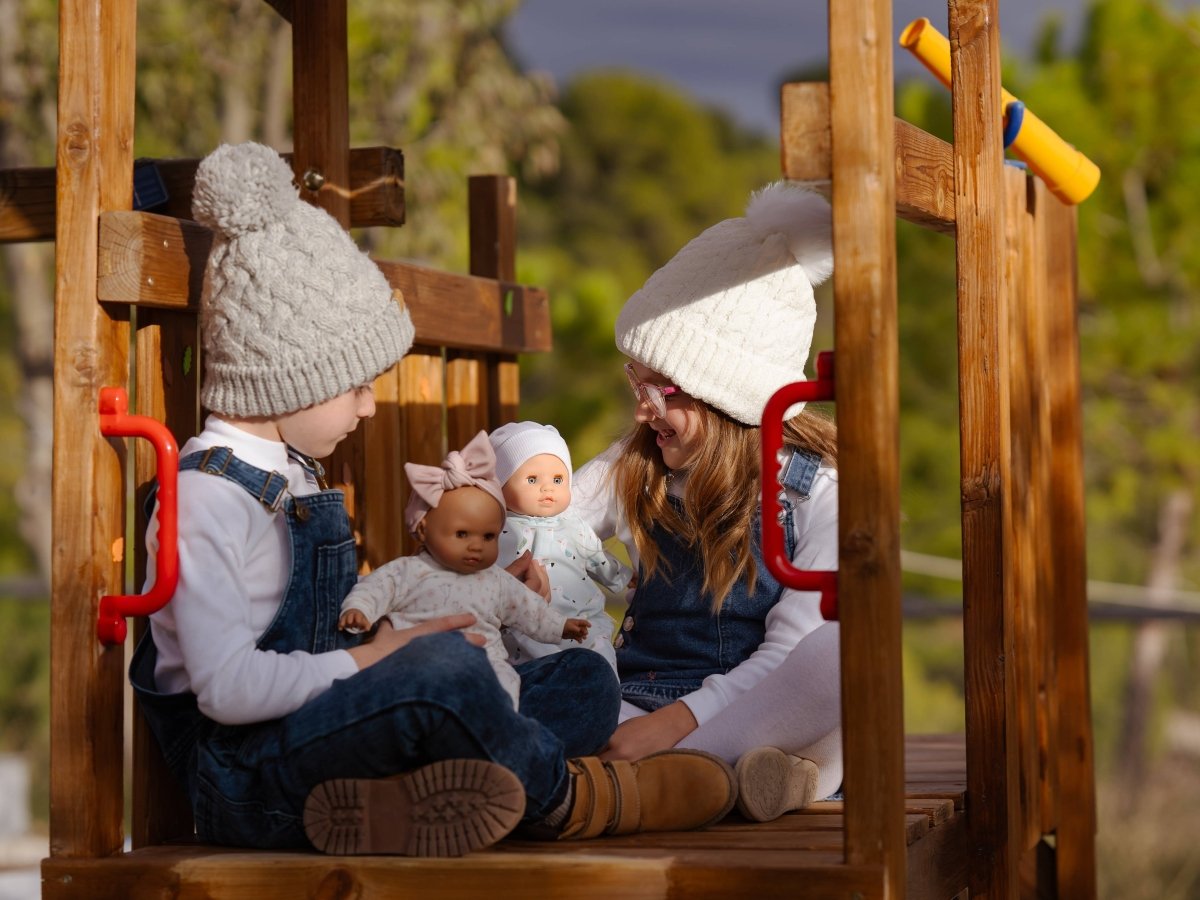 Paola Reina: Los Manus Doll - Alberta with Floral Outfit - Shine on me Distribution Toy sold by Rosebud & Jo