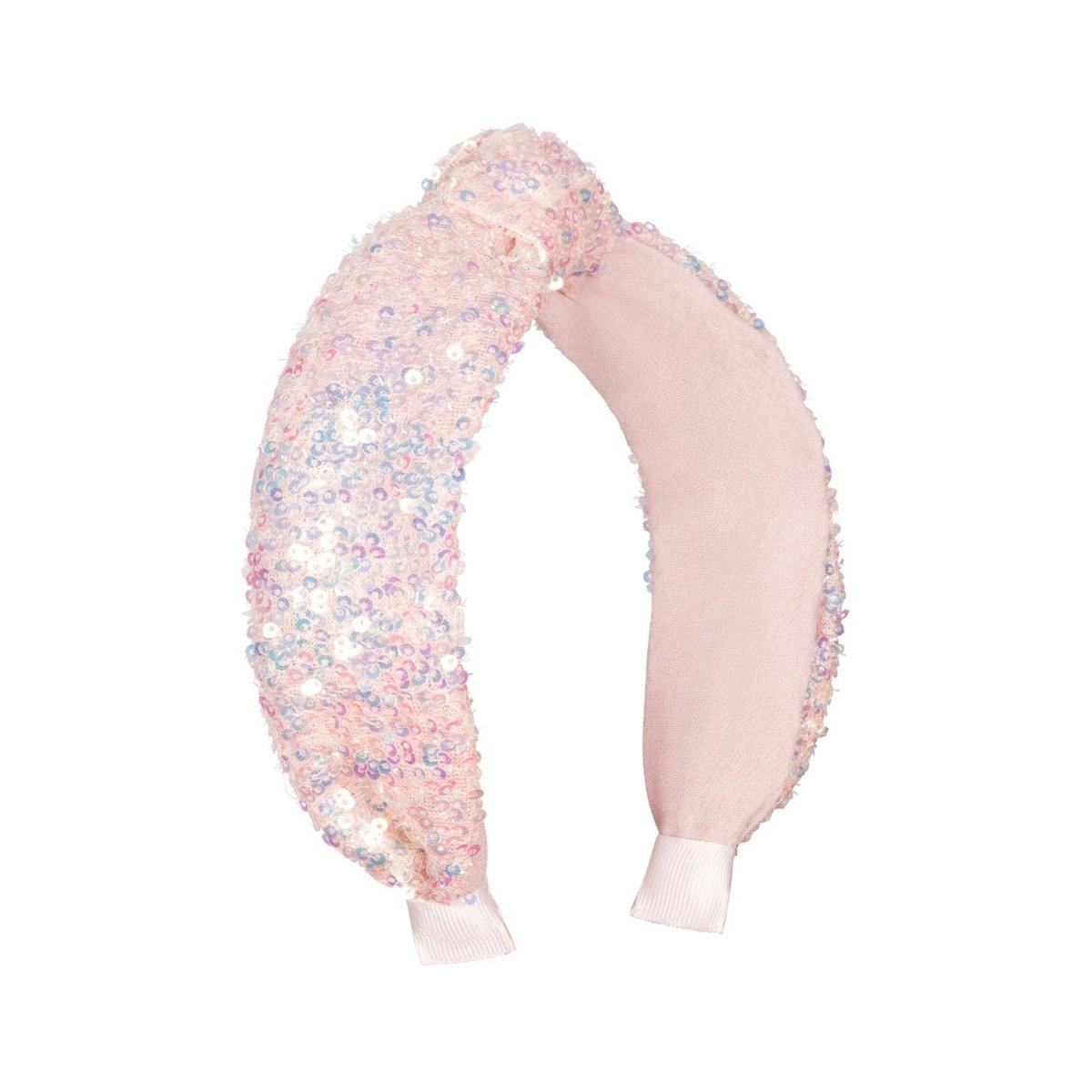 Pink Sequin Knotted Headband - Rockahula Kids US Hair Accessory sold by Rosebud & Jo