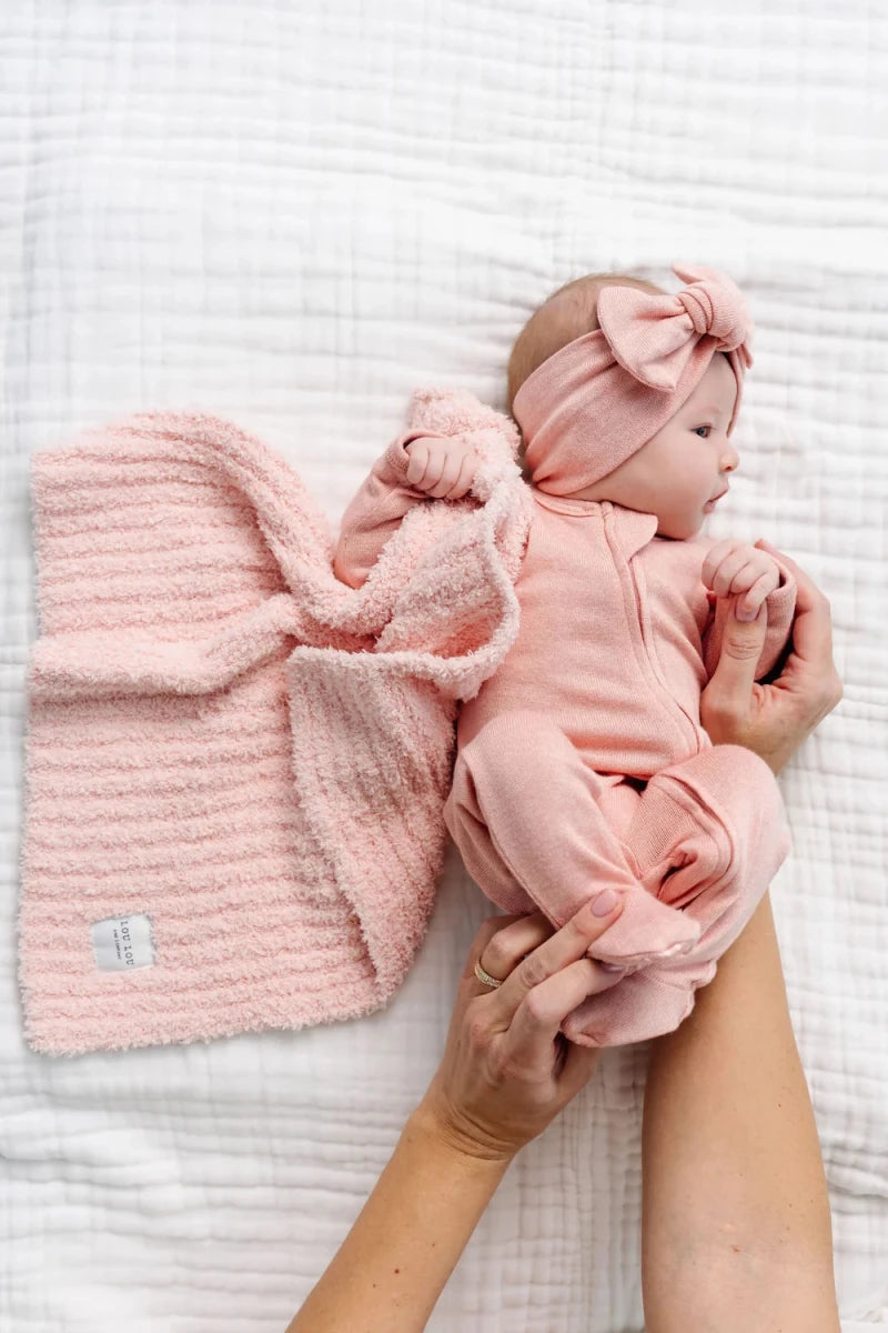 Plush Knit Zipper Footies - Piper - Lou Lou & Company Footies sold by Rosebud & Jo