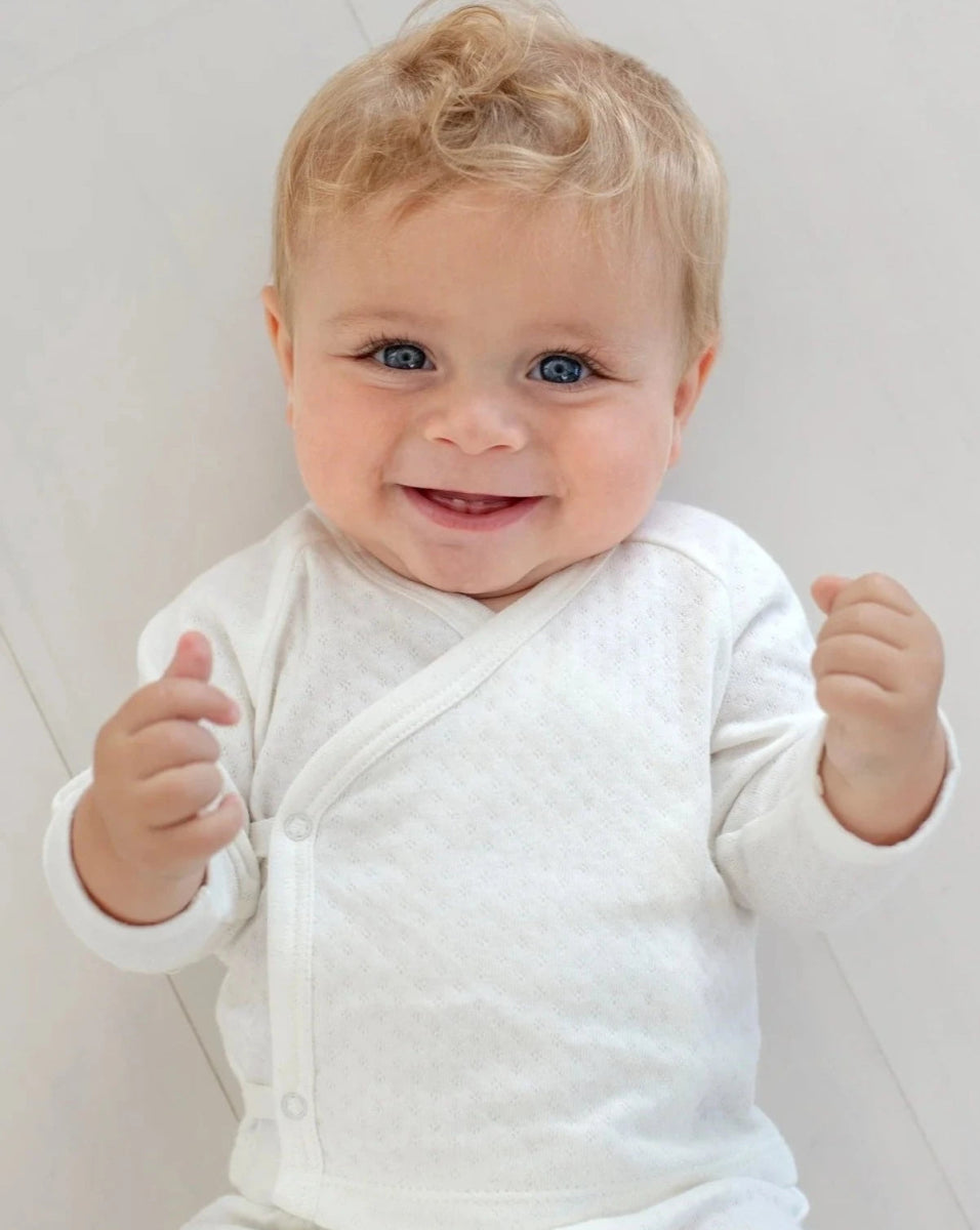 Pointelle Kimono Top - TANE Baby & Toddler Clothing sold by Rosebud & Jo