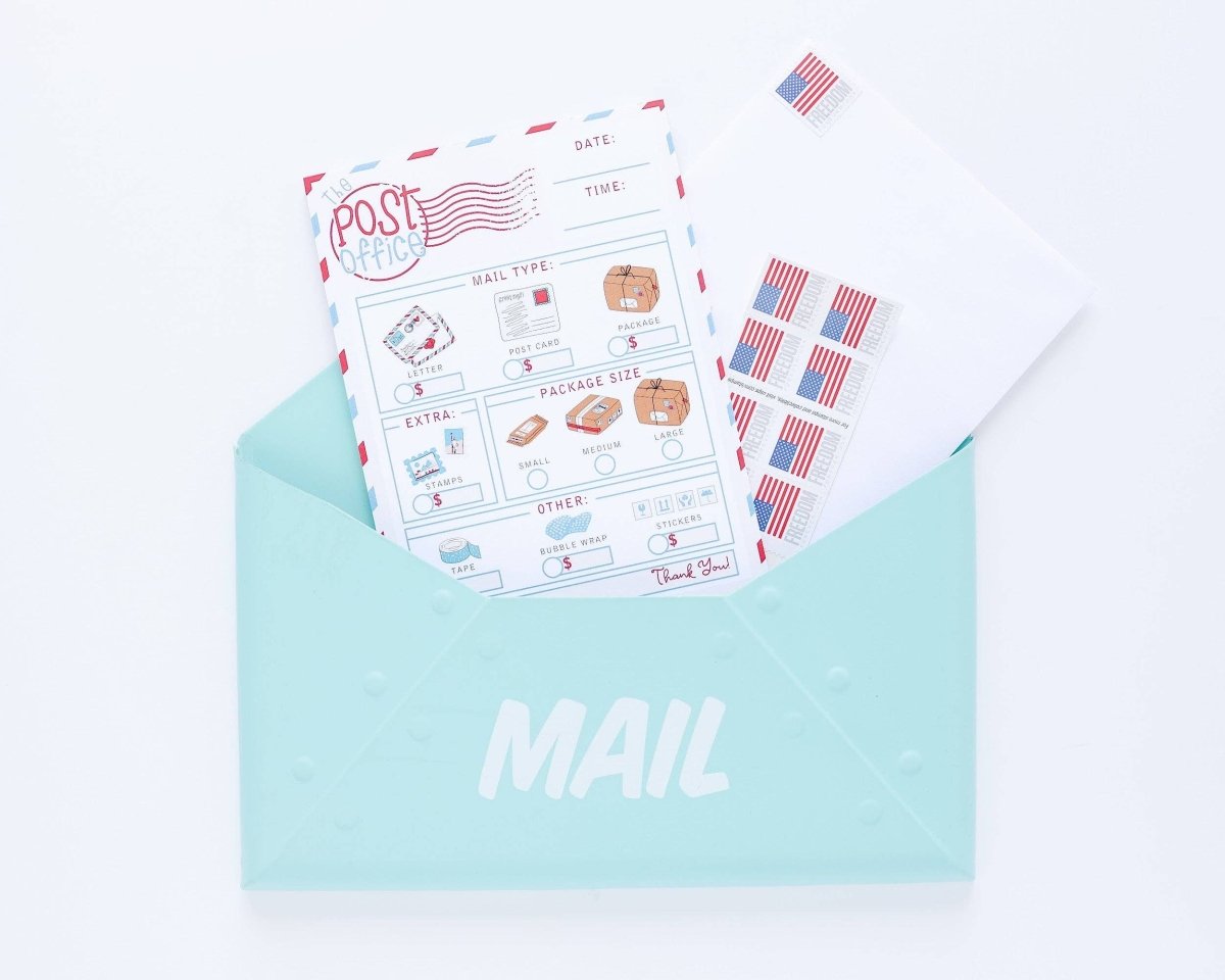 Post Office Playtime Pad® - The Paper and Plan Co. Toys sold by Rosebud & Jo
