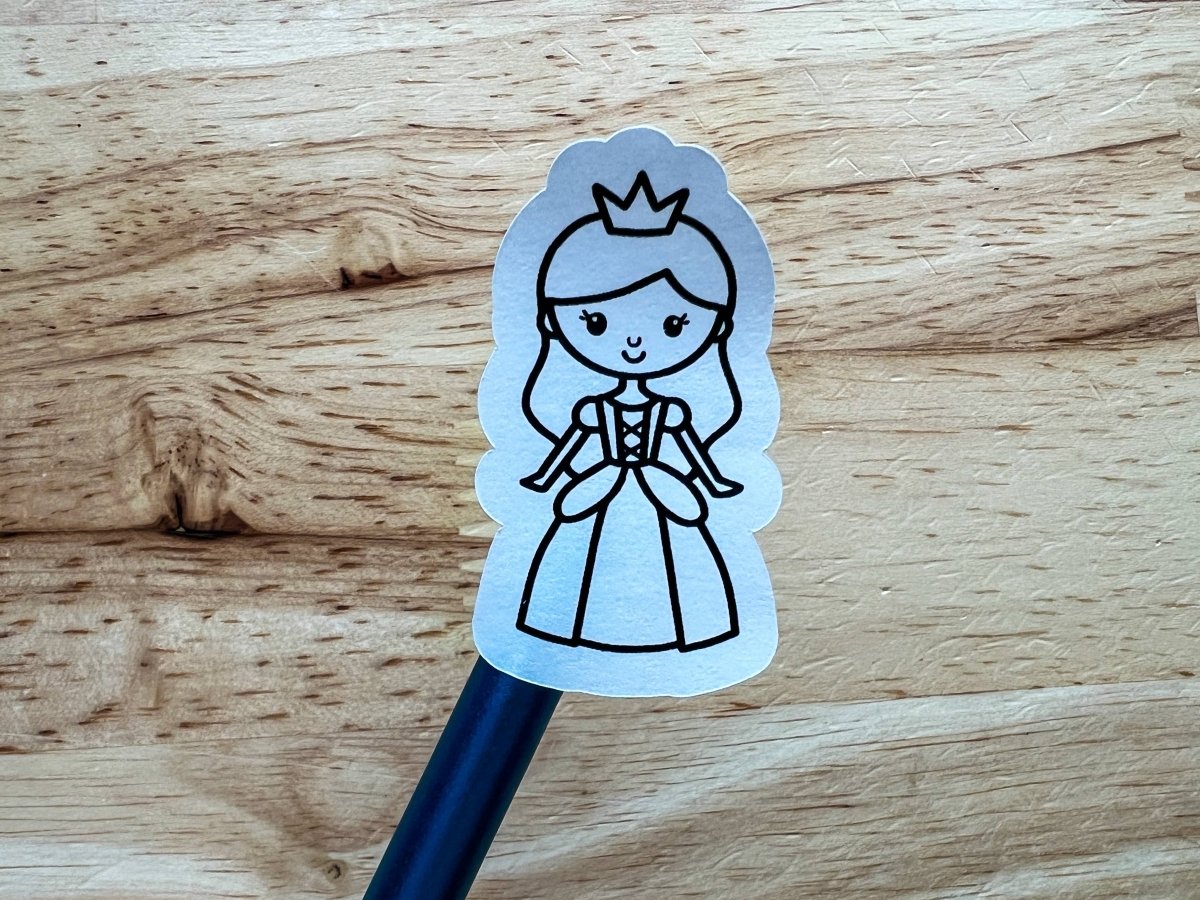 Princess Color Your Own Stickers - Calenlou Crafts Stickers sold by Rosebud & Jo