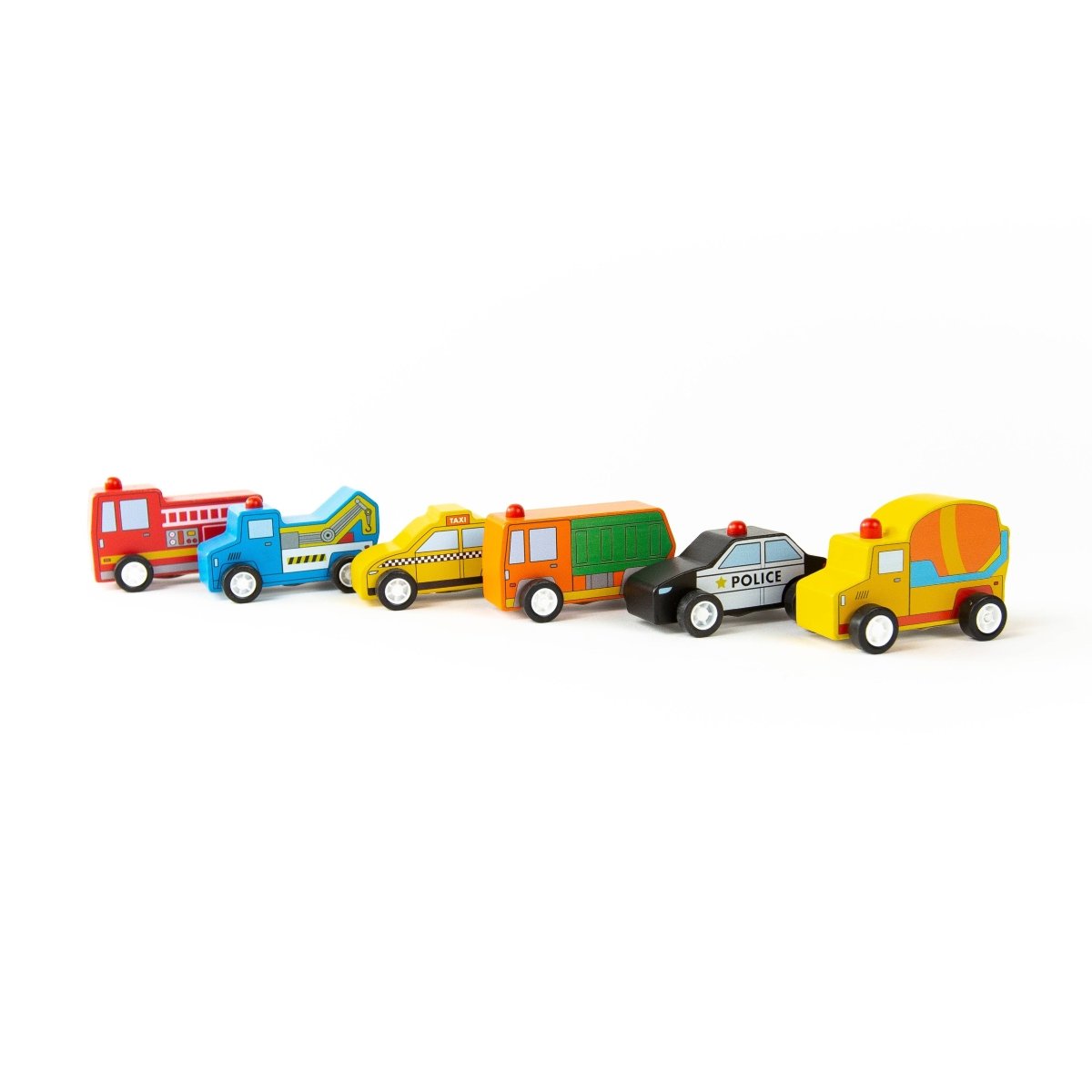 Pull Back Around Town Cars - Jack Rabbit Creations Toys sold by Rosebud & Jo