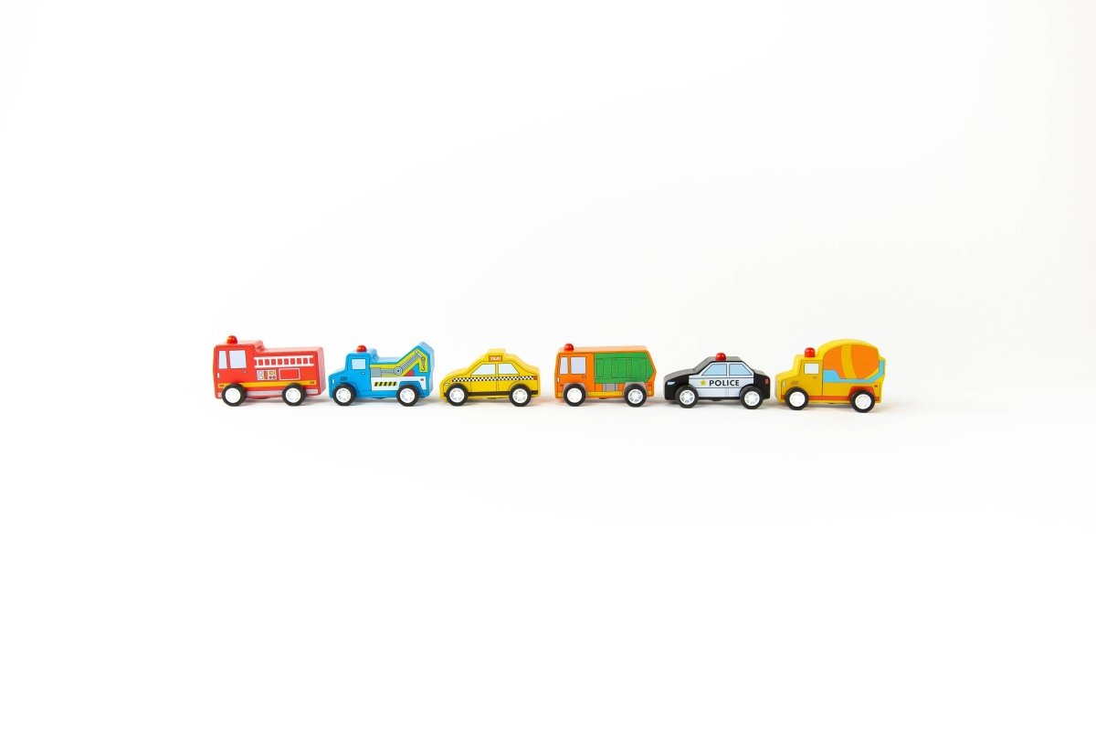 Pull Back Around Town Cars - Jack Rabbit Creations Toys sold by Rosebud & Jo