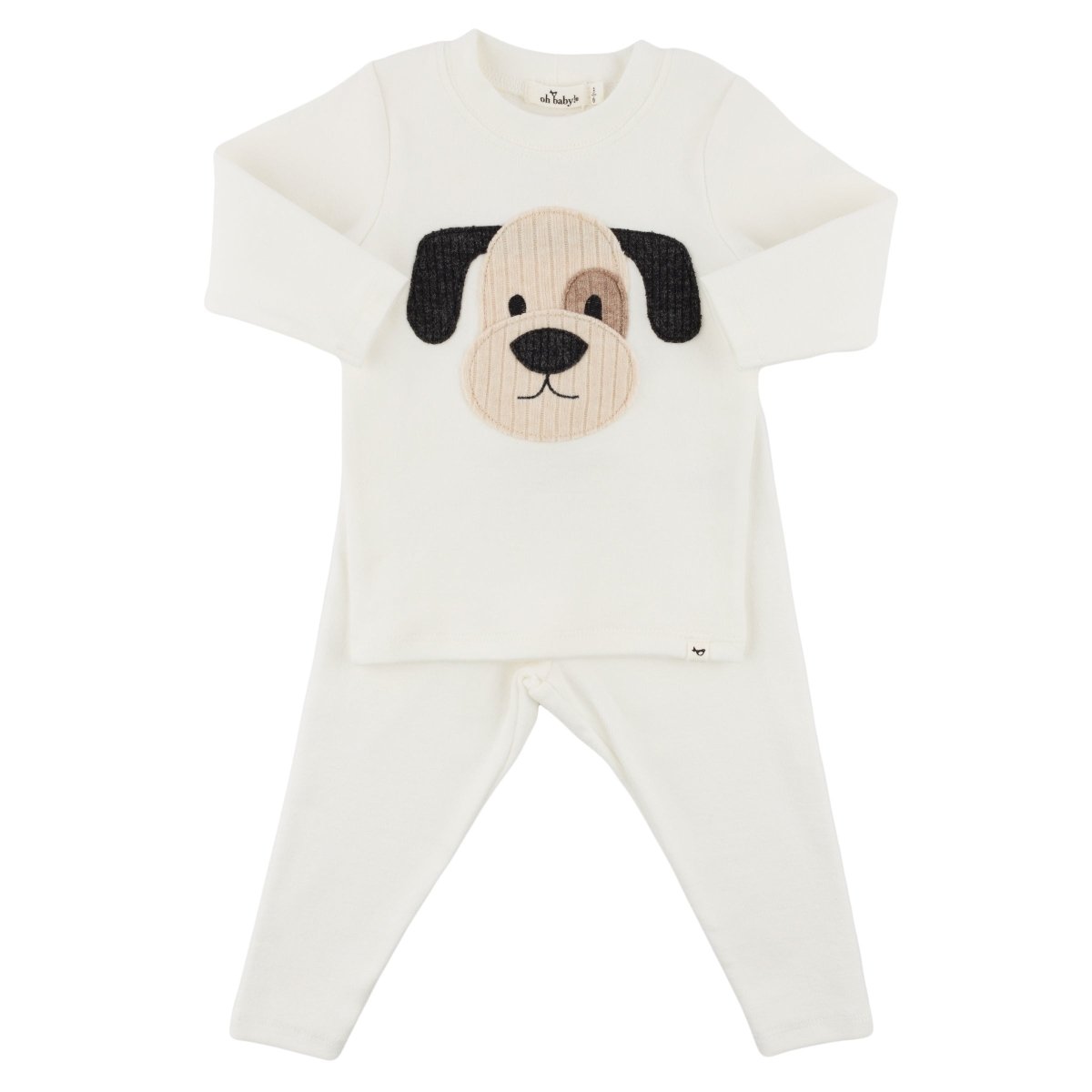 Puppy Face Two - piece Set - oh baby! Baby & Toddler Clothing sold by Rosebud & Jo
