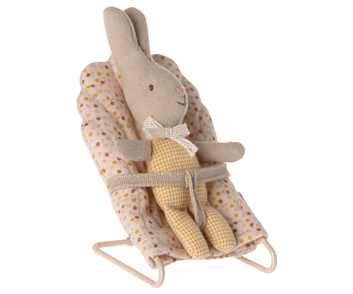 Rabbit, My - Yellow Check - Maileg Toys sold by Rosebud & Jo