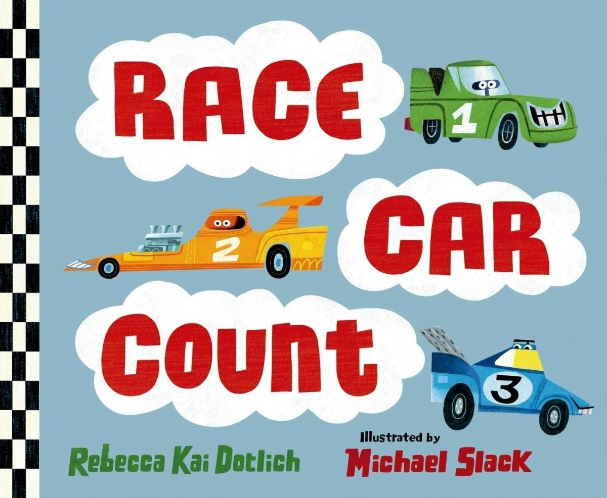 Race Car Count - Macmillan Publishers Book sold by Rosebud & Jo