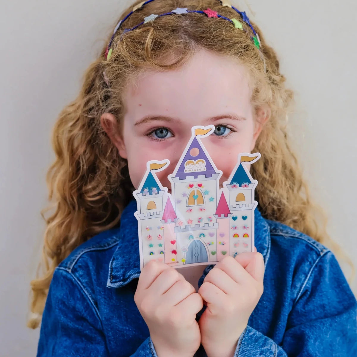 Rainbow Castle Stick on Earrings - Mimi & Lula Jewelry sold by Rosebud & Jo