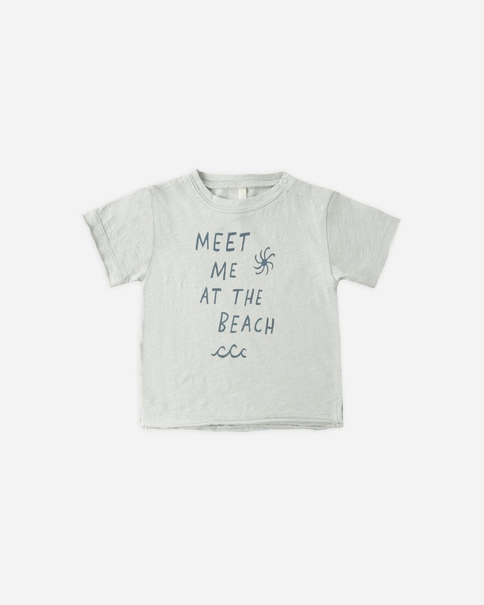 Raw Edge Tee || Meet Me At The Beach - Rylee + Cru Tops sold by Rosebud & Jo