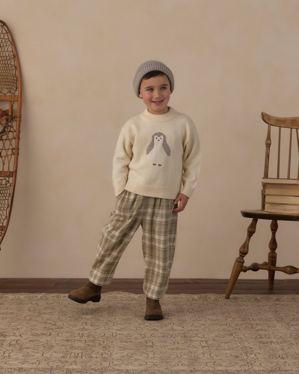 Reagan Sweater Penguin - Rylee + Cru Tops sold by Rosebud & Jo