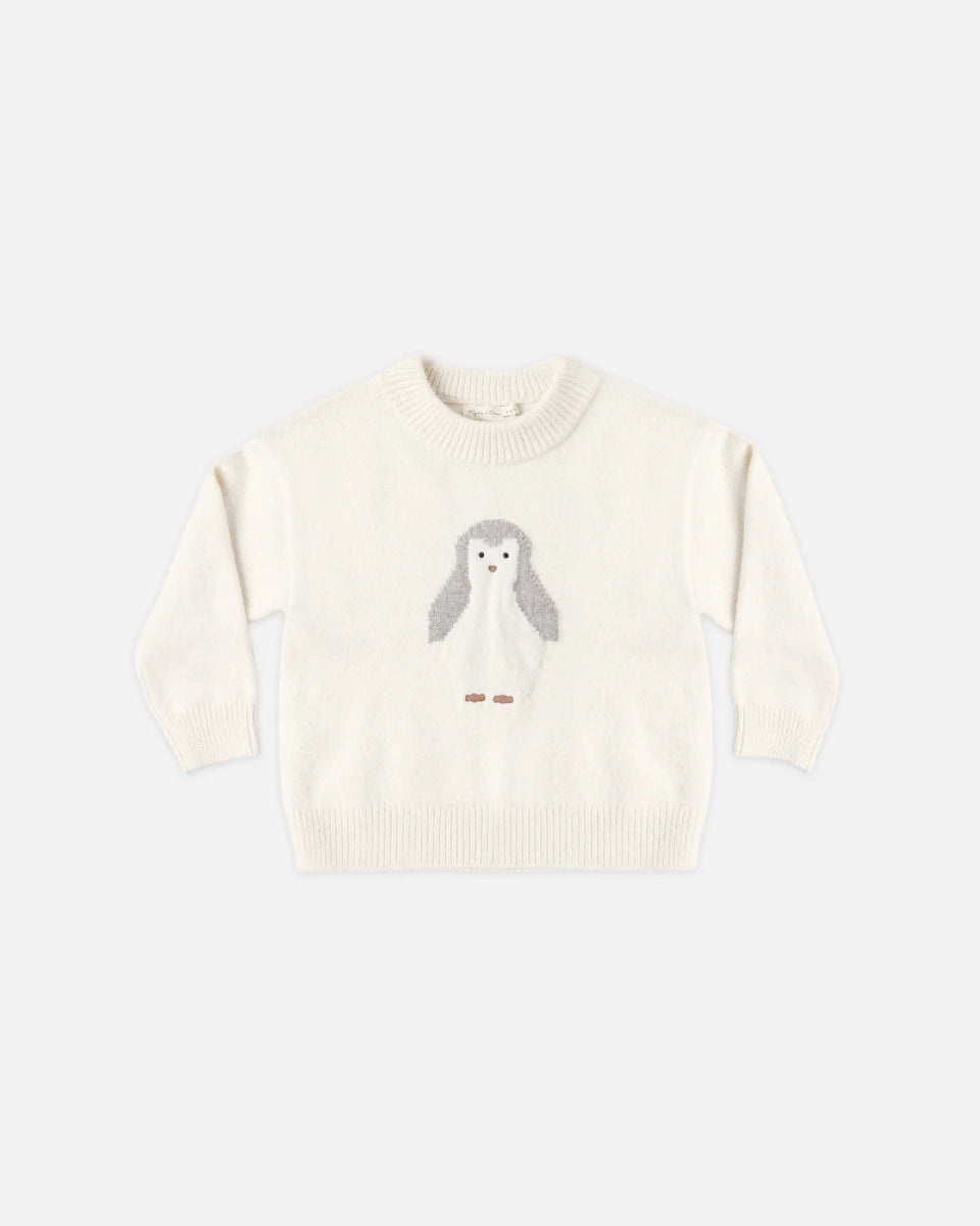 Reagan Sweater Penguin - Rylee + Cru Tops sold by Rosebud & Jo