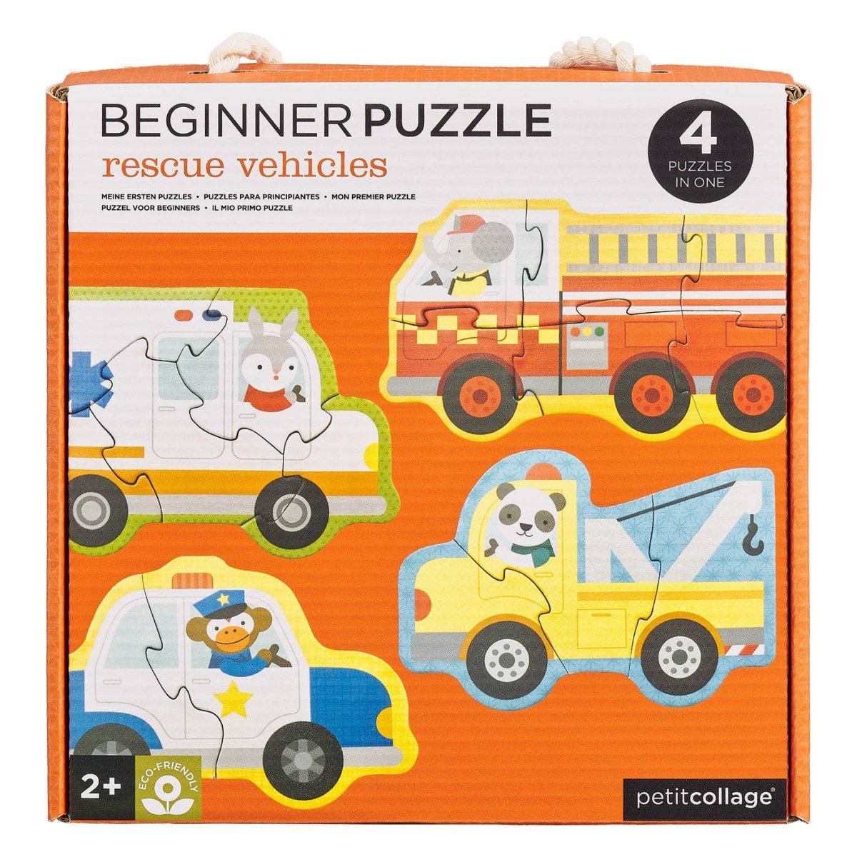 Rescue Vehicles Beginner Puzzle - Chronicle Books Puzzle sold by Rosebud & Jo