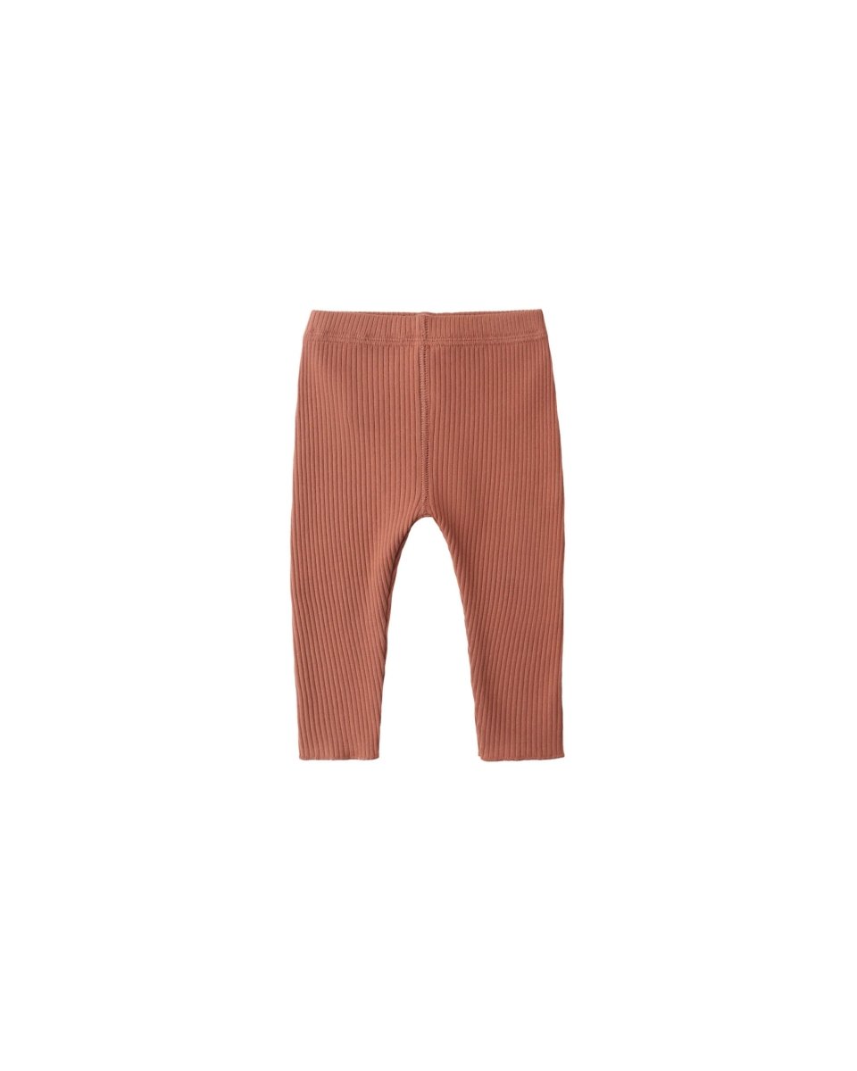 Ribbed Legging || Red - Quincy Mae Baby & Toddler Clothing sold by Rosebud & Jo