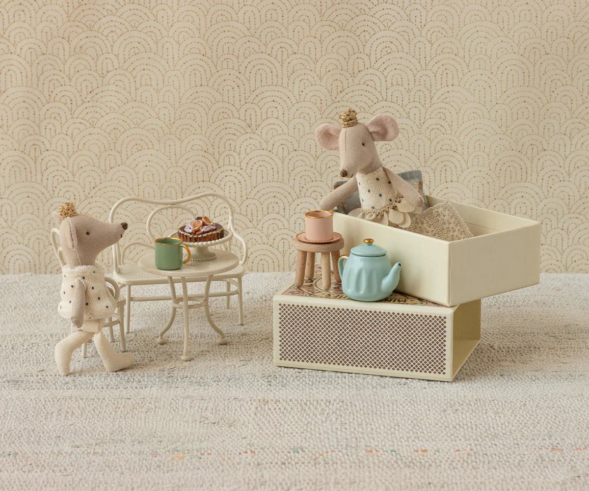 Royal Twin Mice, Little Sister & Brother in Matchbox - Maileg Toy sold by Rosebud & Jo