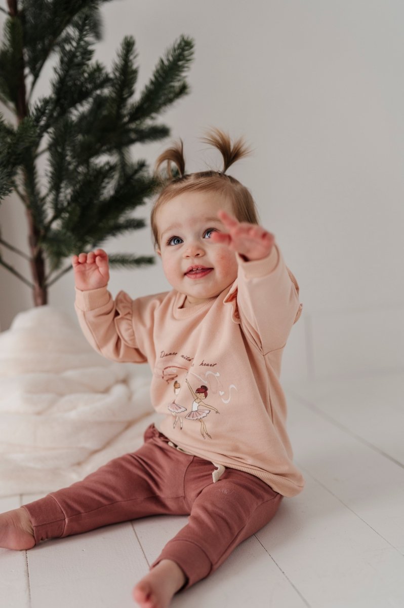 Ruffle Joggers - Babysprouts Baby & Toddler Clothing sold by Rosebud & Jo