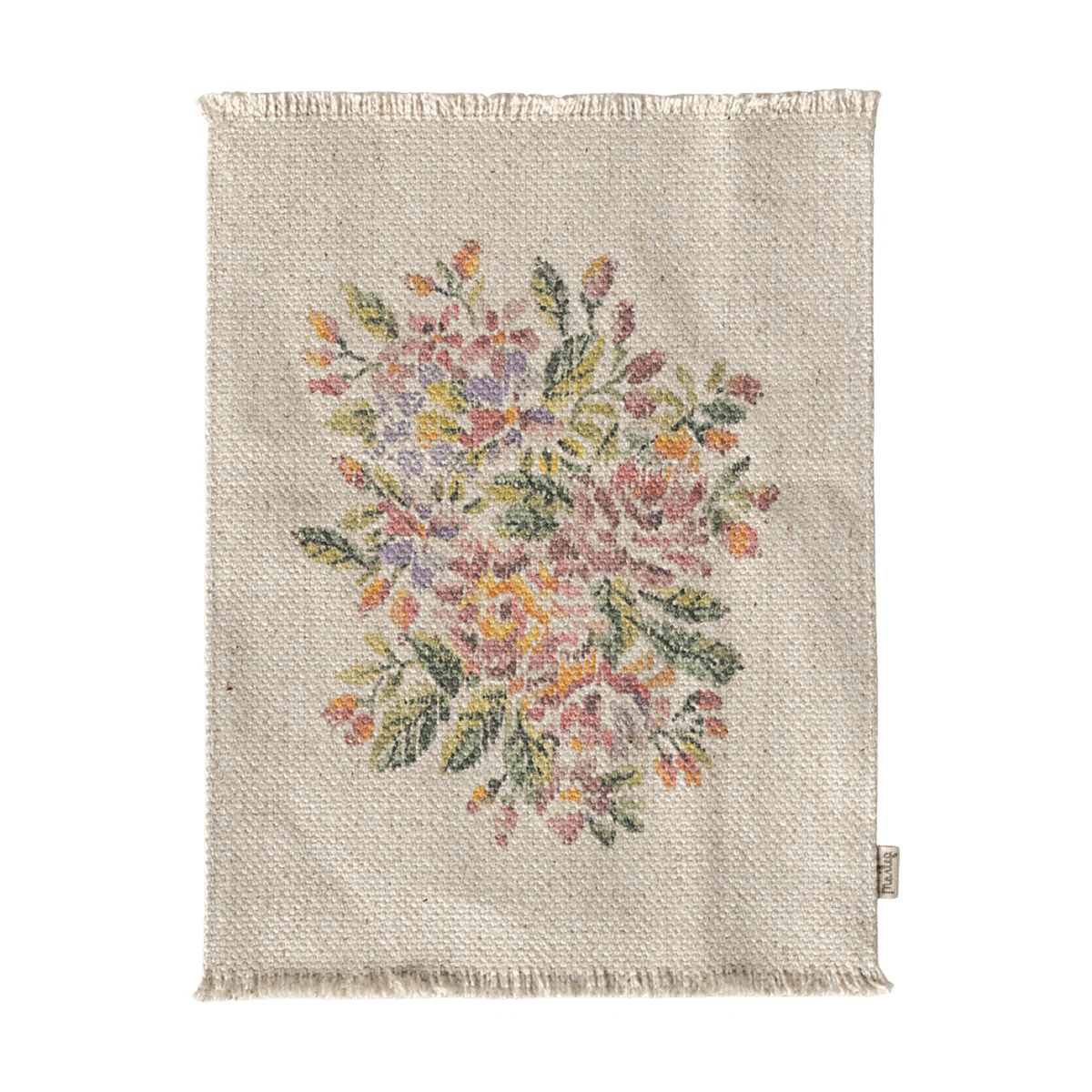 Rug, Flowers - Large - Maileg Toy sold by Rosebud & Jo