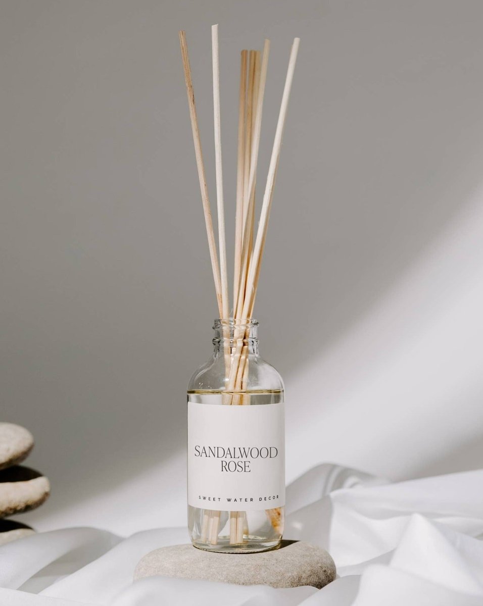 Sandalwood Rose Reed Diffuser - Sweet Water Decor sold by Rosebud & Jo