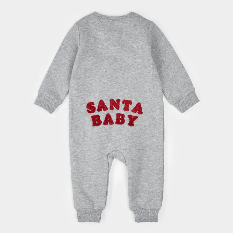 Santa Baby Fleece Playsuit - Petite Lem Baby & Toddler Clothing sold by Rosebud & Jo