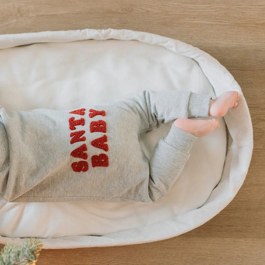 Santa Baby Fleece Playsuit - Petite Lem Baby & Toddler Clothing sold by Rosebud & Jo