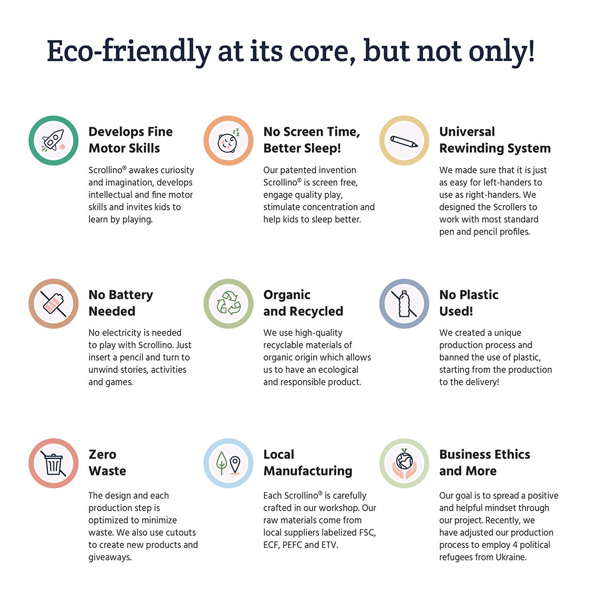 Scrollino Coloring Book - Scrollino Art sold by Rosebud & Jo