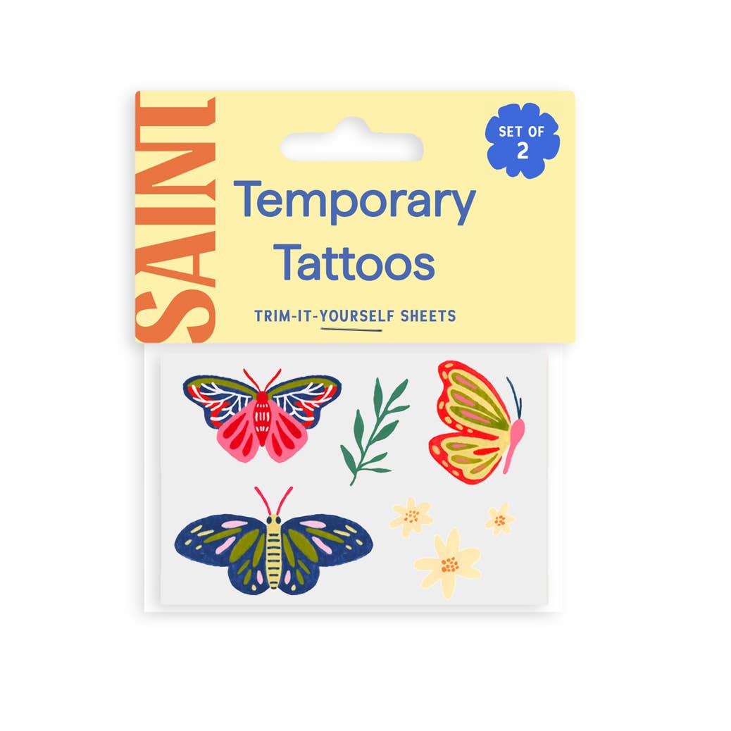 Secret Garden Temporary Tattoos - Saint Tattoos Toy sold by Rosebud & Jo