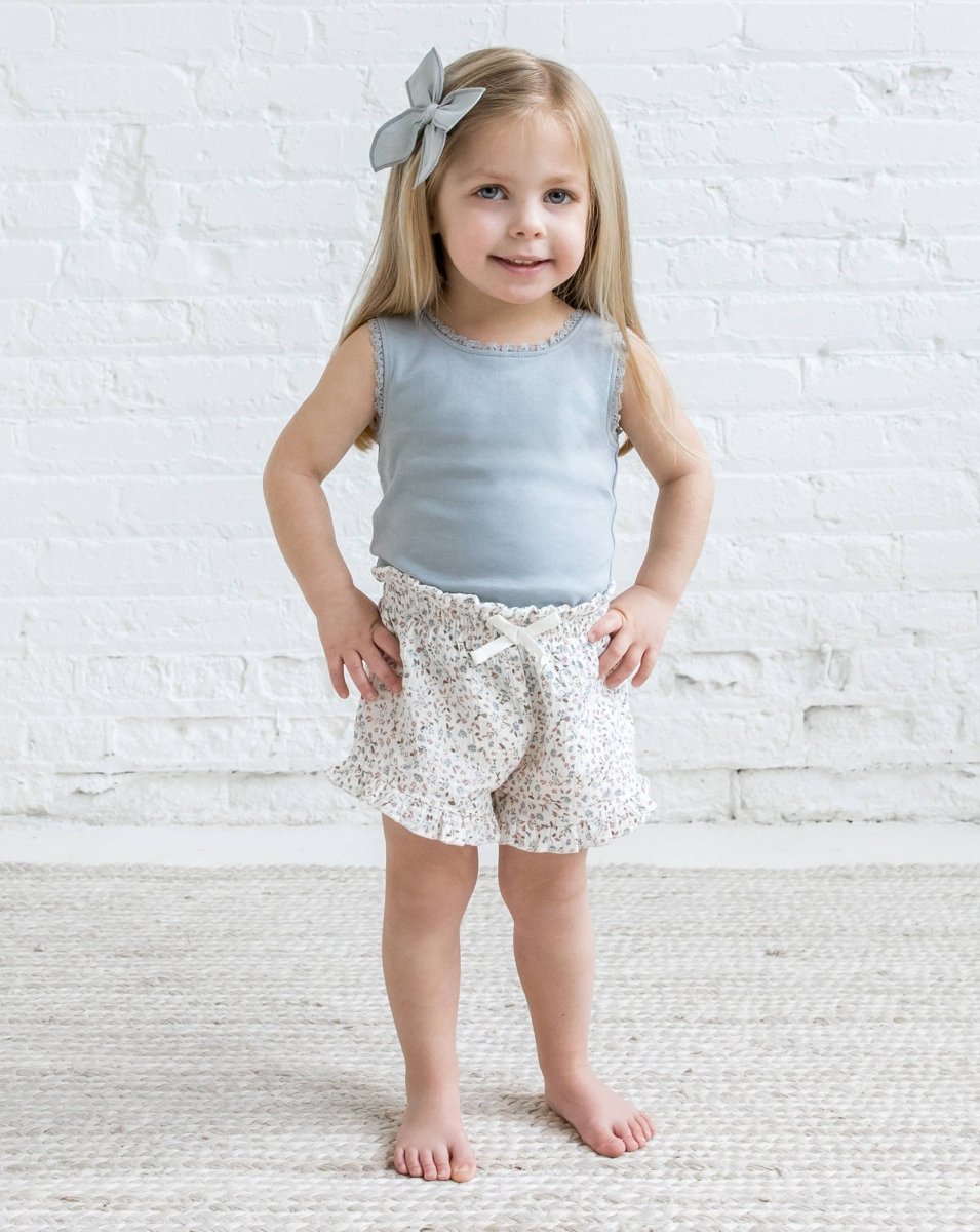 Selene Lace Tank - Colored Organics Baby & Toddler Clothing sold by Rosebud & Jo