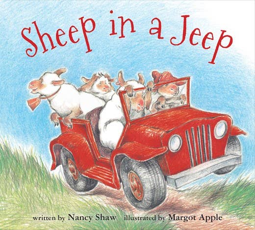 Sheep in a Jeep Board Book - HarperCollins Books sold by Rosebud & Jo