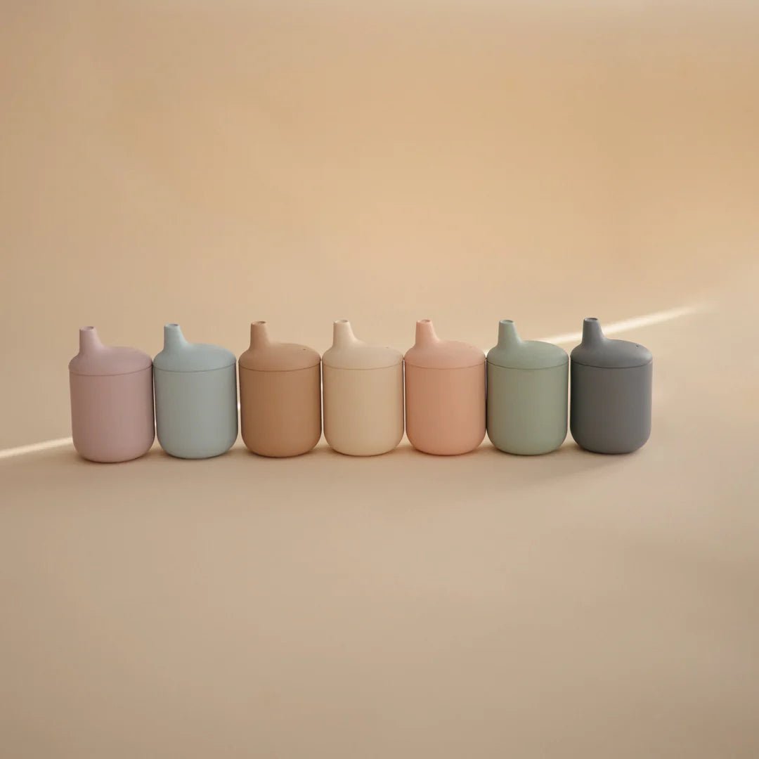 Silicone Sippy Cup - mushie feeding sold by Rosebud & Jo
