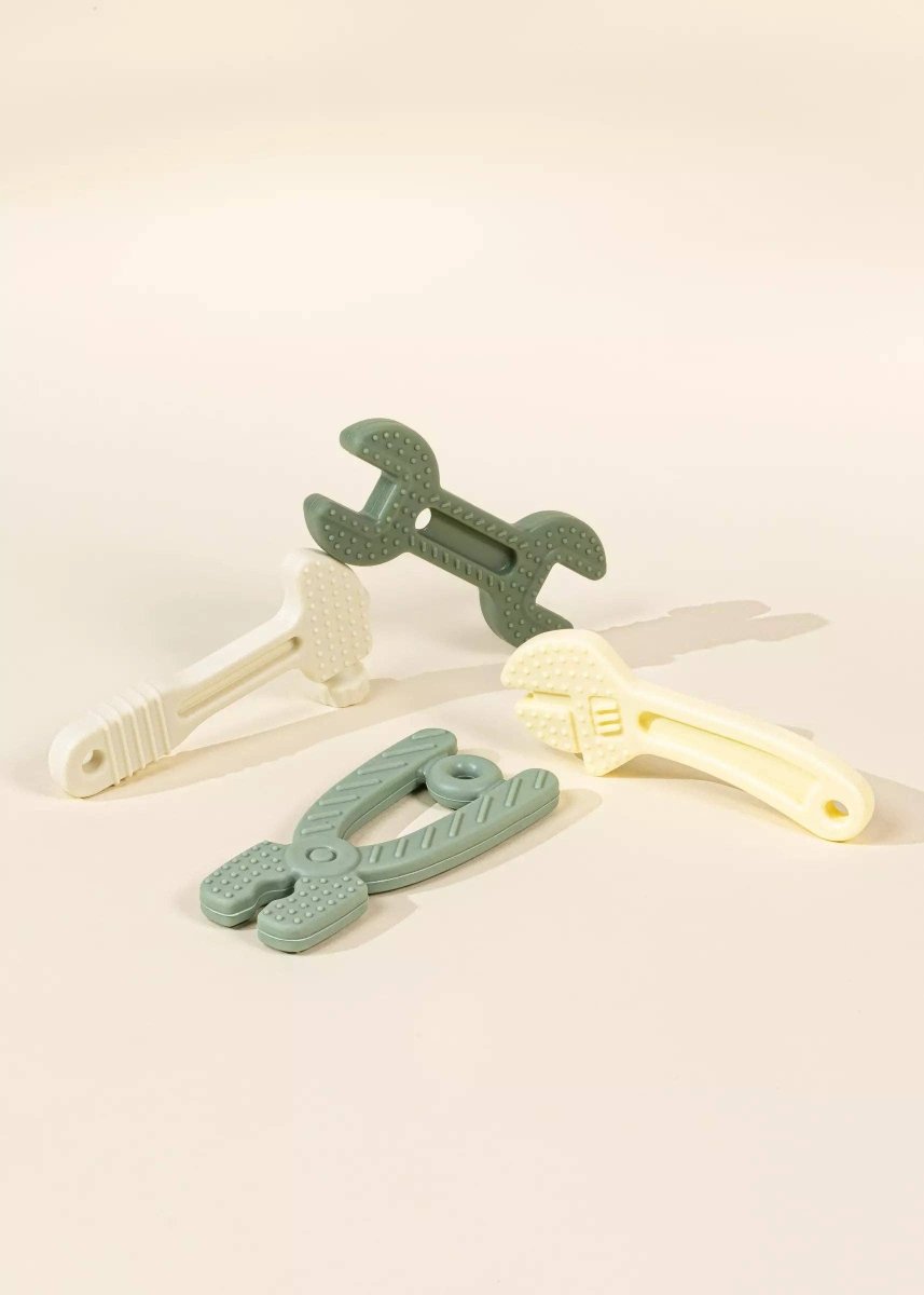 Silicone Tools: Set of 4 - Coco Village Toys sold by Rosebud & Jo