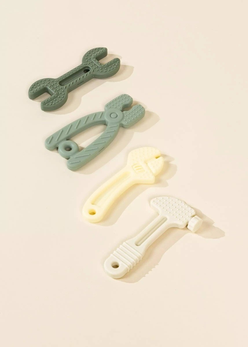 Silicone Tools: Set of 4 - Coco Village Toys sold by Rosebud & Jo