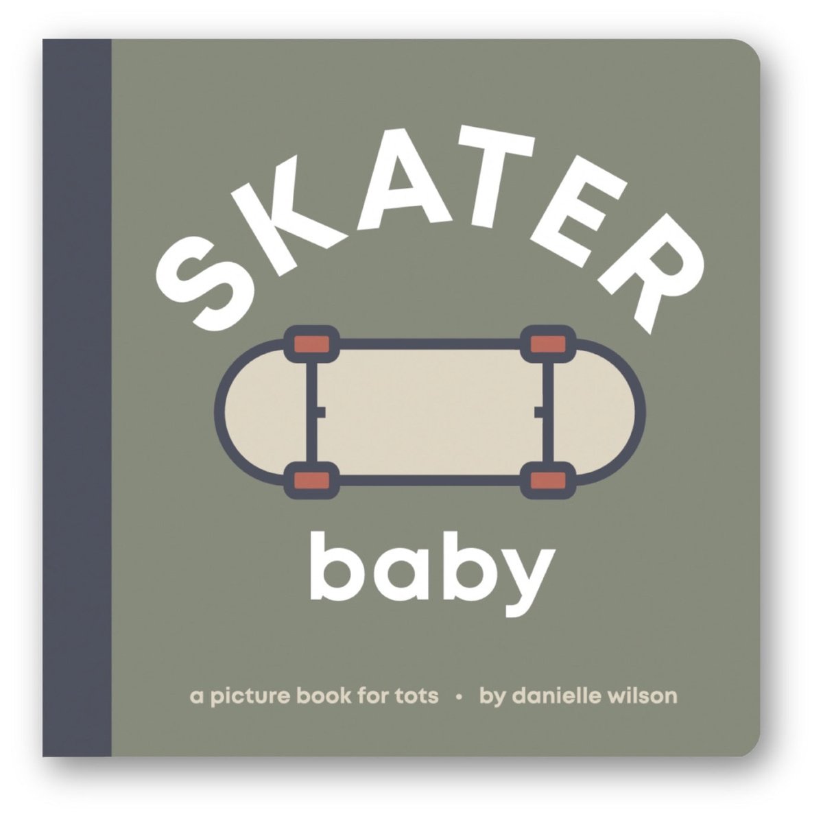 Skater Baby Board Book - Rosebud & Jo Book sold by Rosebud & Jo