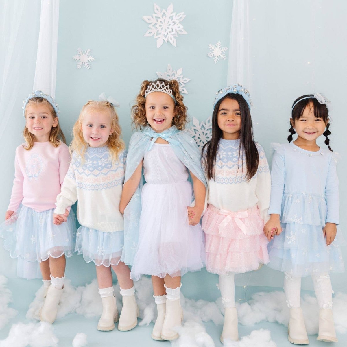 Snowflake Princess Sweatshirt - Sweet Wink Tops sold by Rosebud & Jo