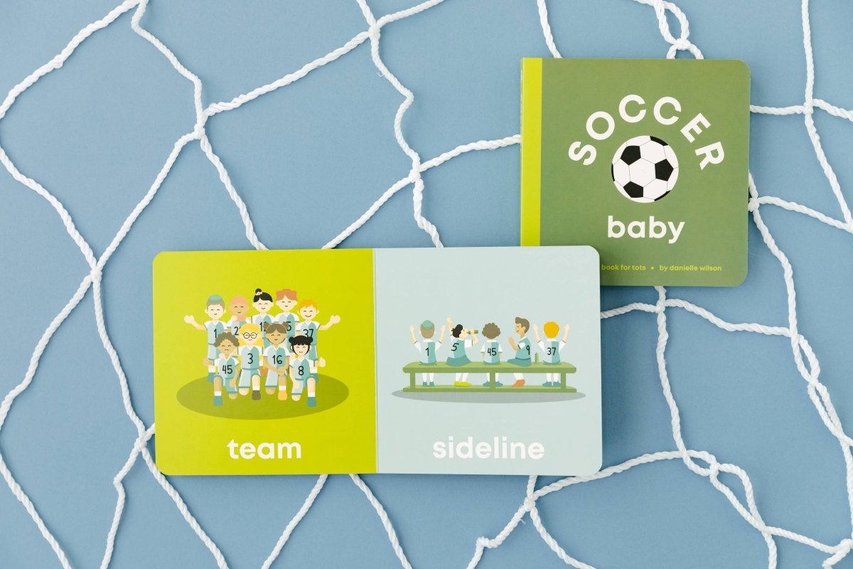 Soccer Baby Board Book - Left Hand Book House Book sold by Rosebud & Jo
